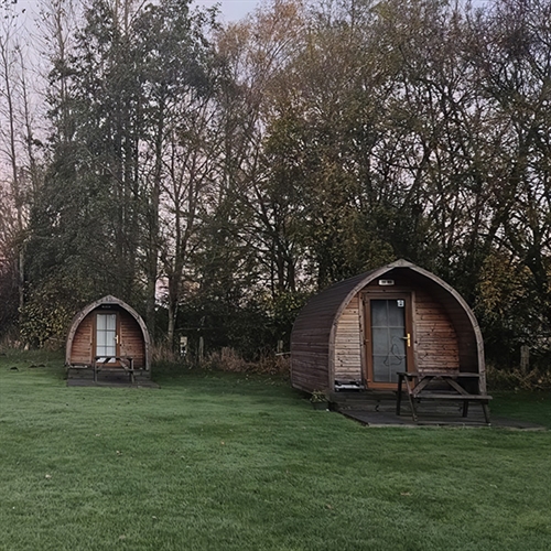 Gothic Camping Pods near Pocklington in the Yorkshire Wolds